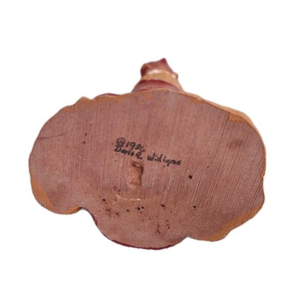 Vintage Saint Nicholas 1986 Doris C Williams Folk Art Santa Claus 80s Figurine - Picture 5 of 8